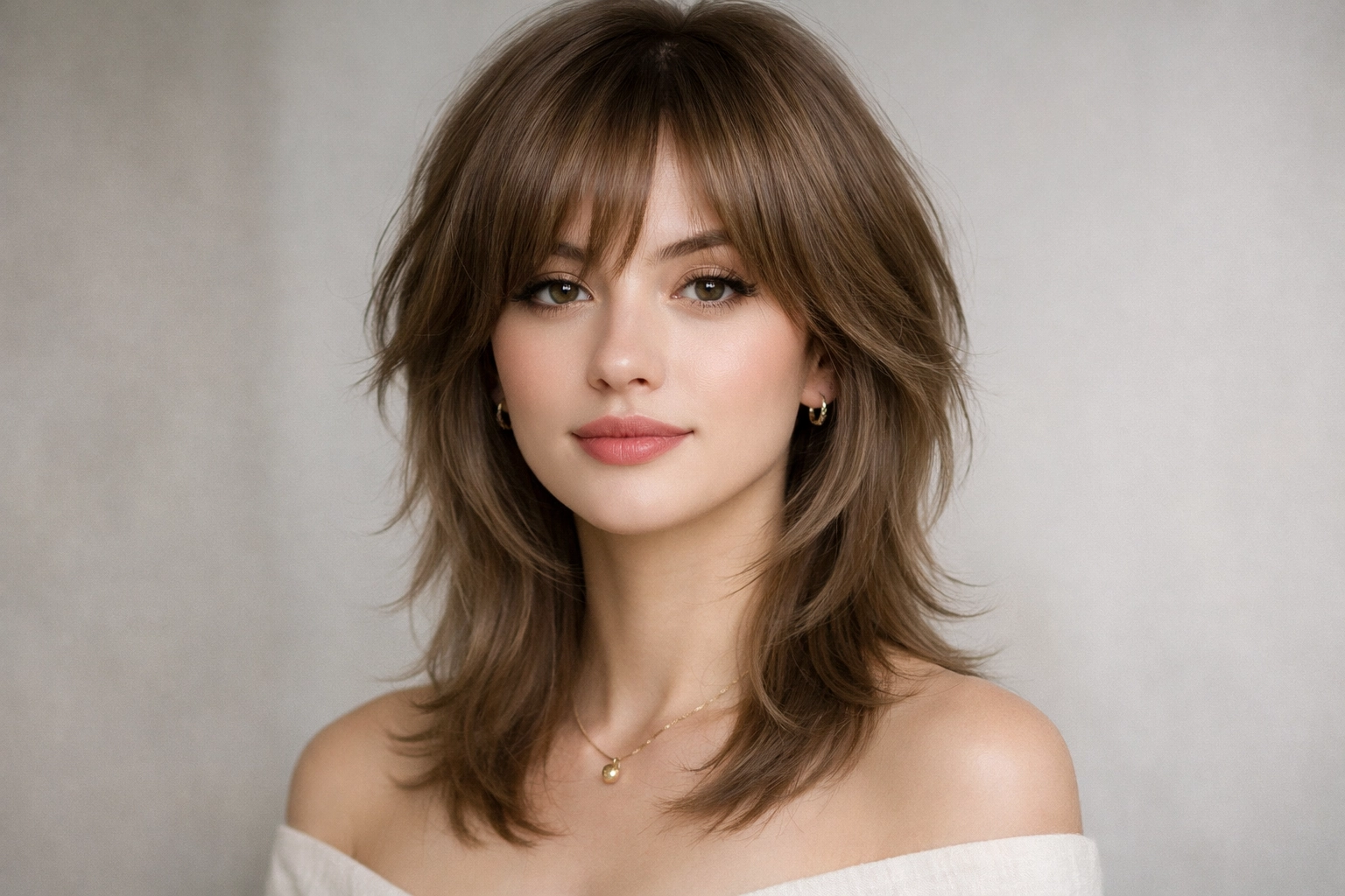 Soft Feminine Wolf Cut