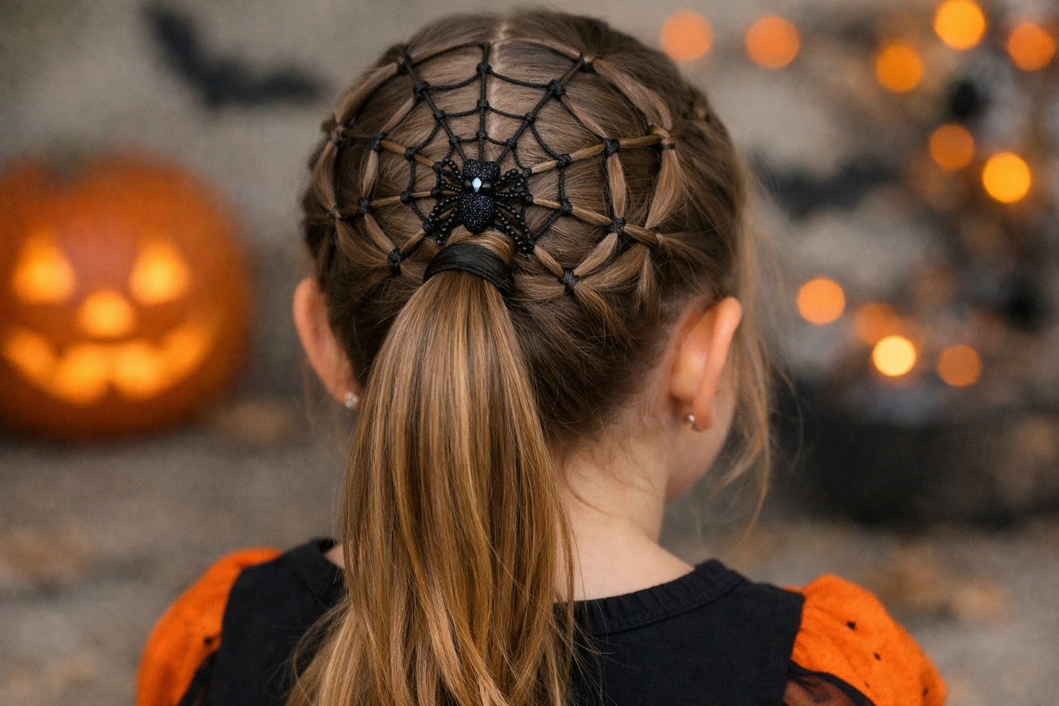 Spider Web Ponytail