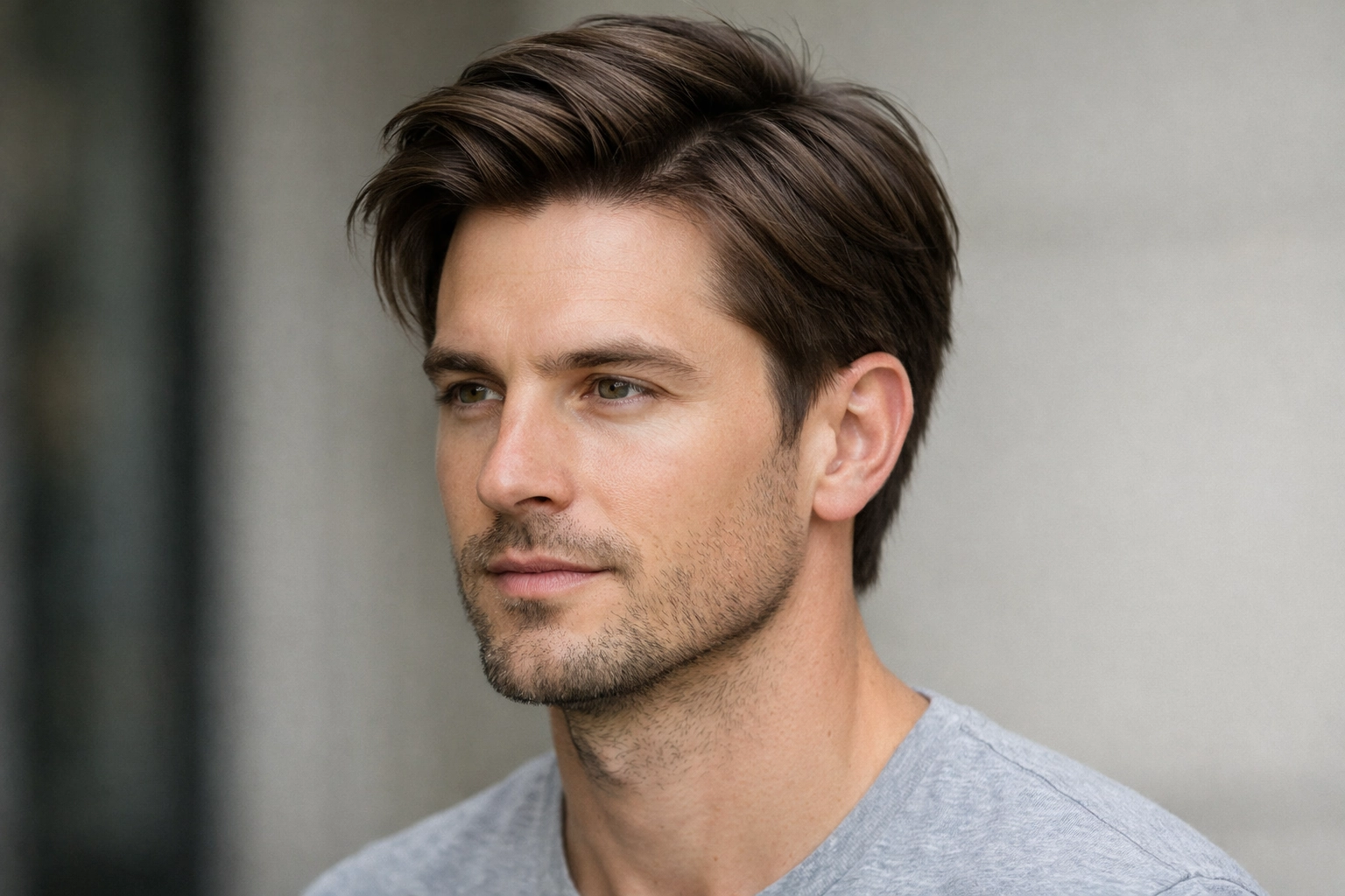 Straight Hair Flow Style