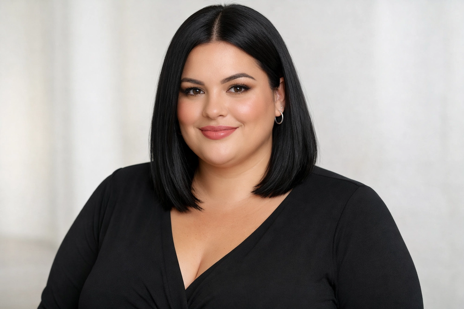 Straight Sleek Medium Hair