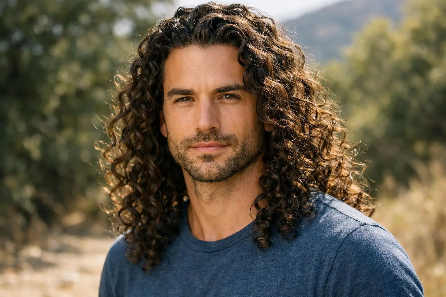 Styling Long Curly Hair