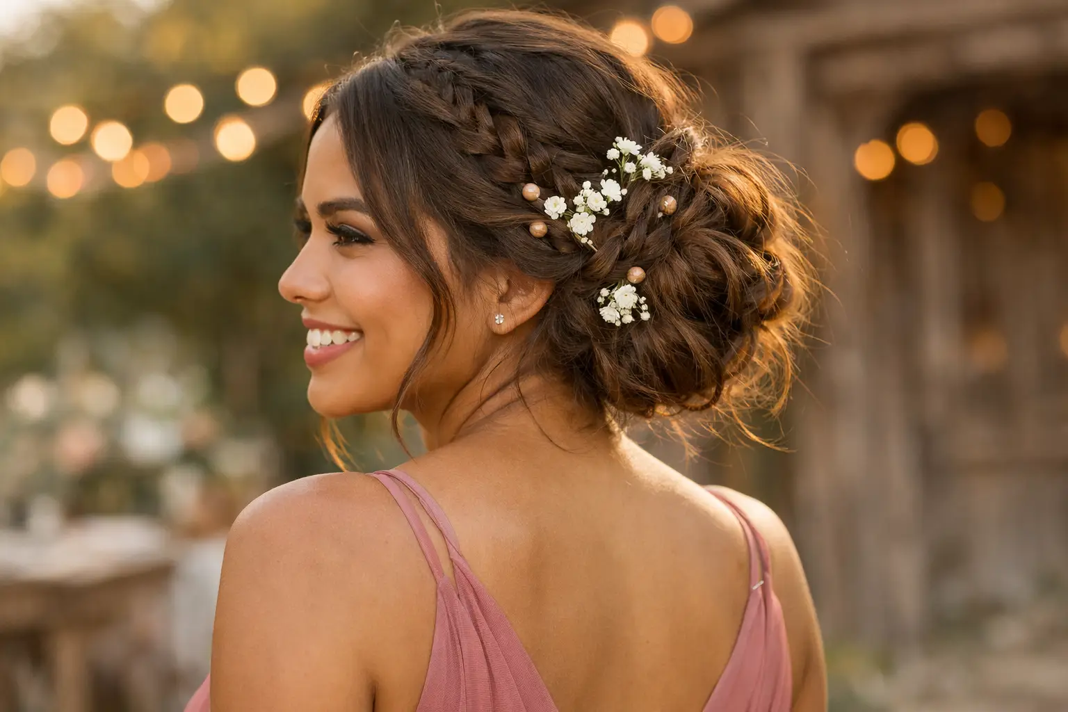 The Boho Braided Bun