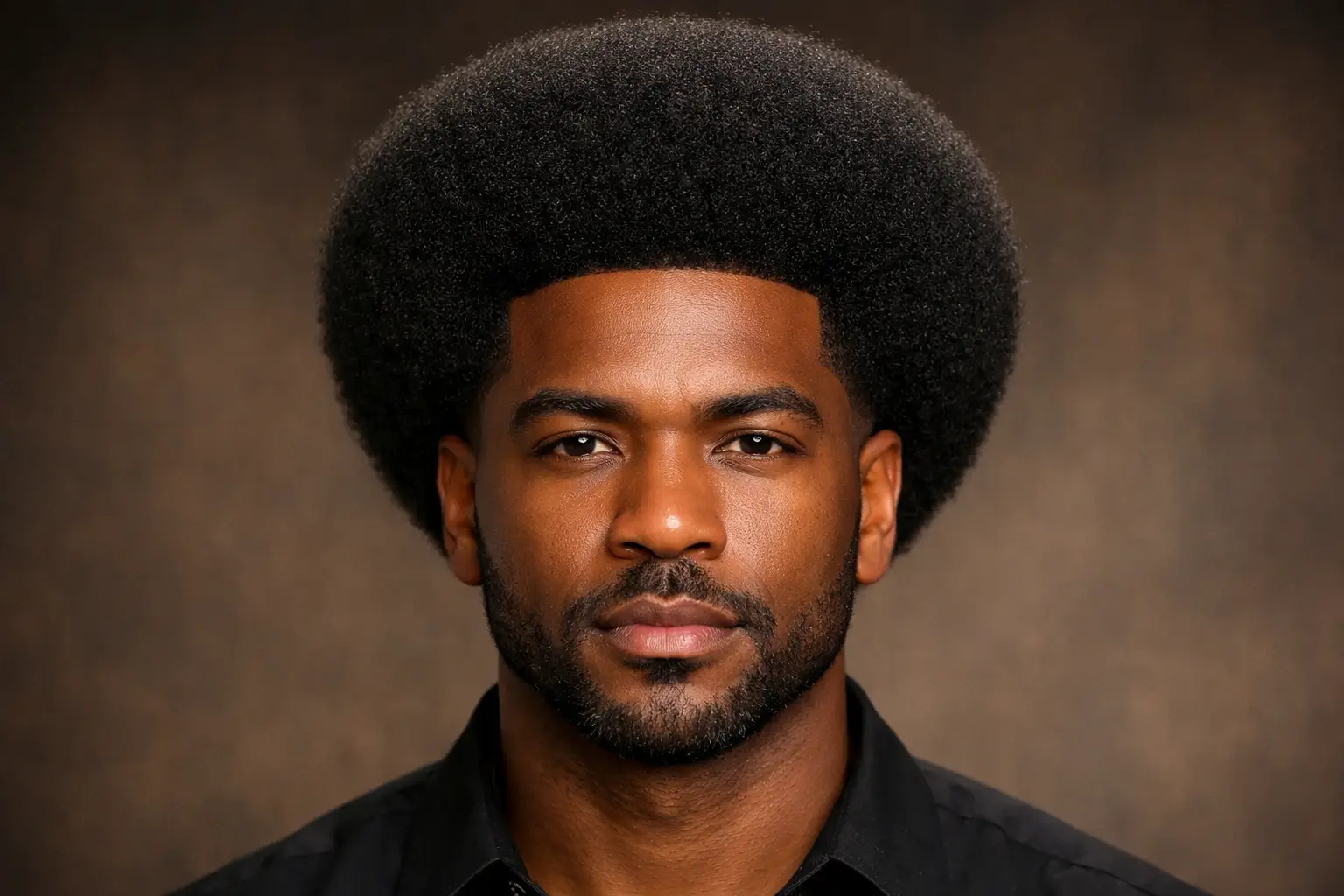 The Classic Afro with Taper