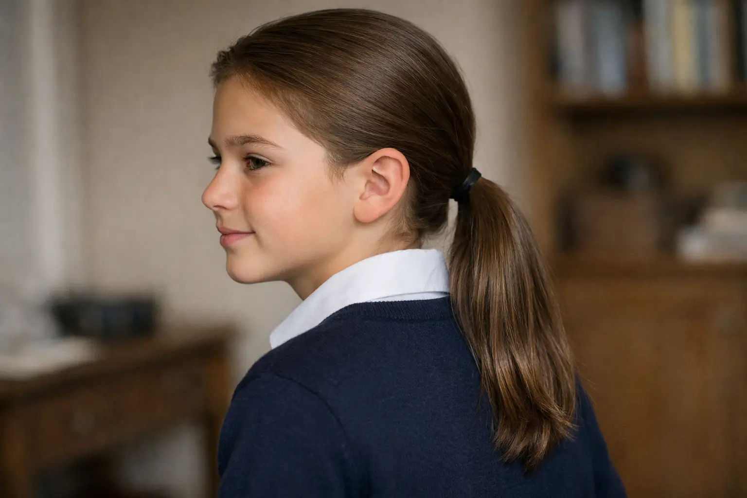 The Classic Ponytail for Long Hair Boys