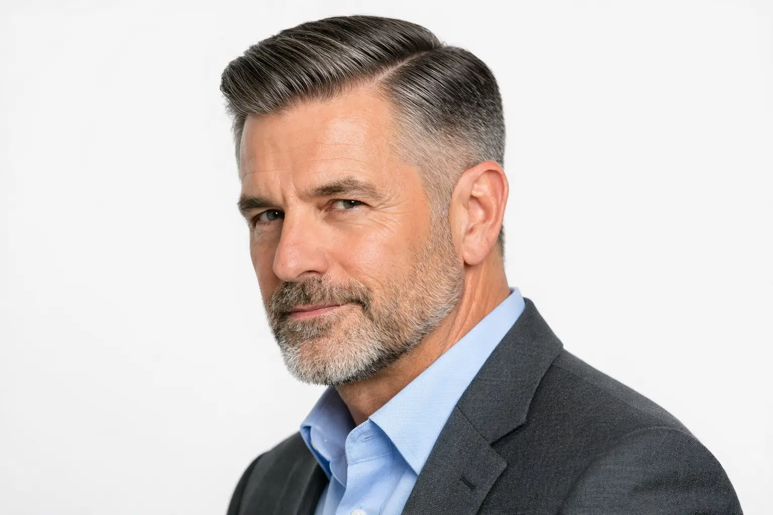 The Comb Over Taper Fade