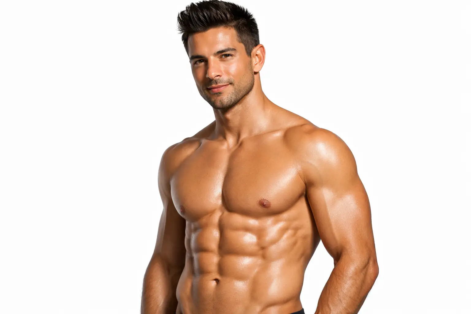 The Completely Smooth Shaved Chest