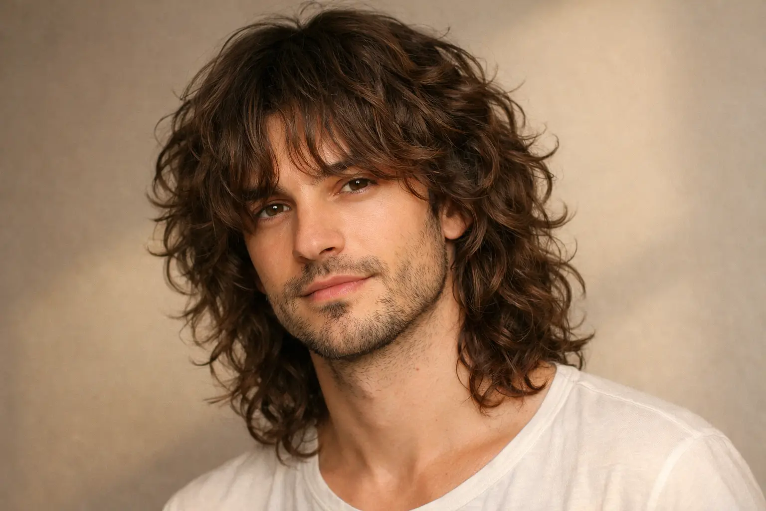 The Curly Shag Cut at Home