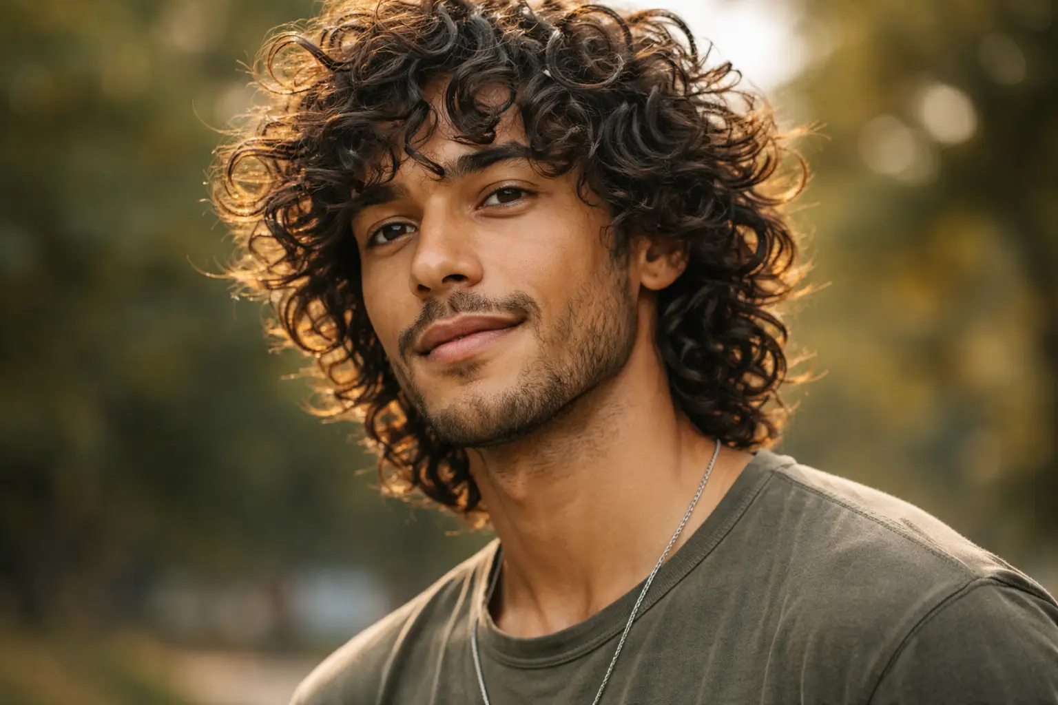 The Curly Shaggy Hairstyle