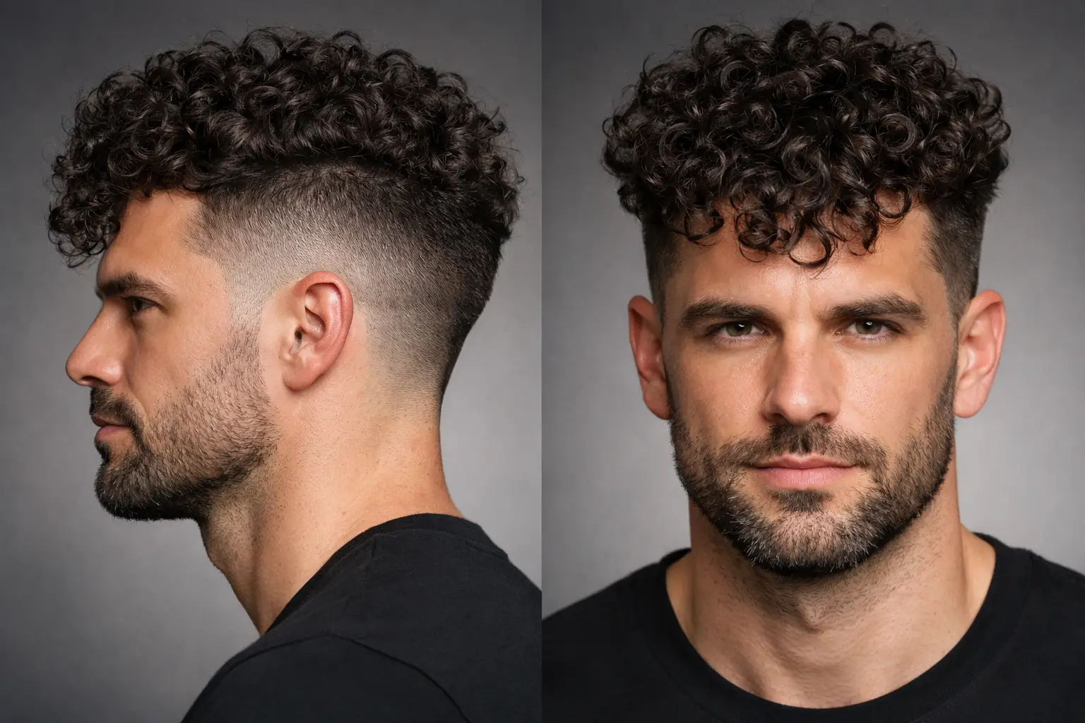 The Curly Undercut at Home