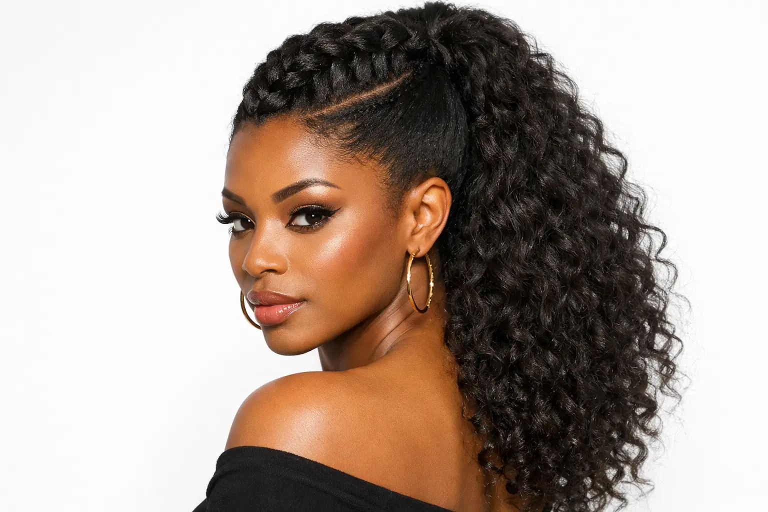 The Dutch Braid Half-Up Style