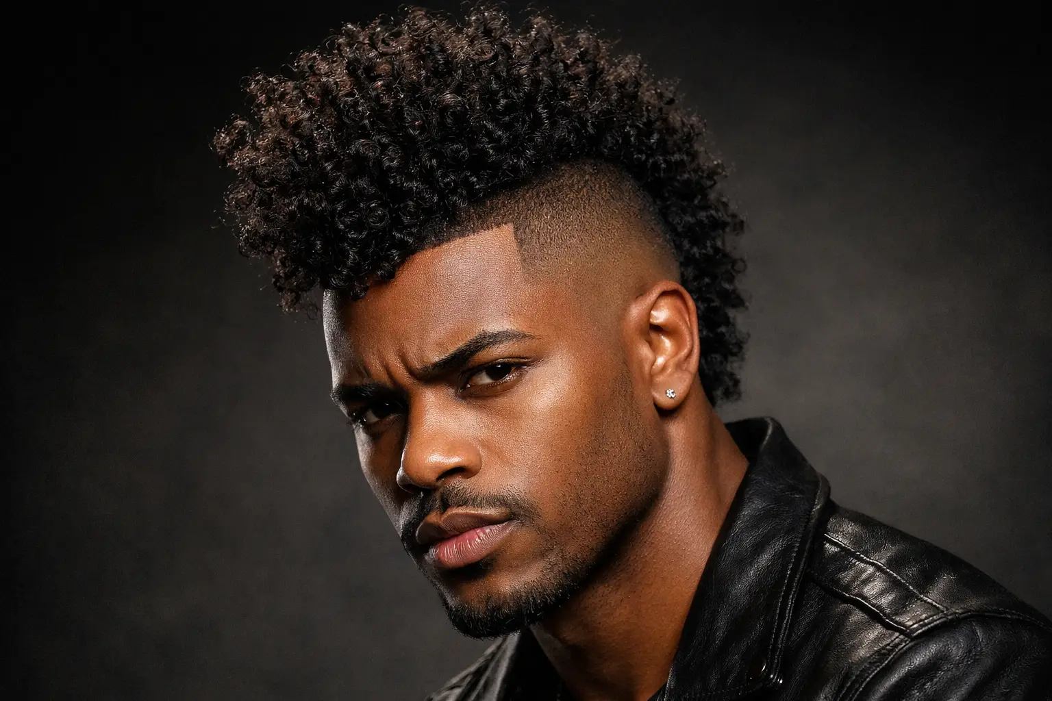 The Faux Hawk with Curls