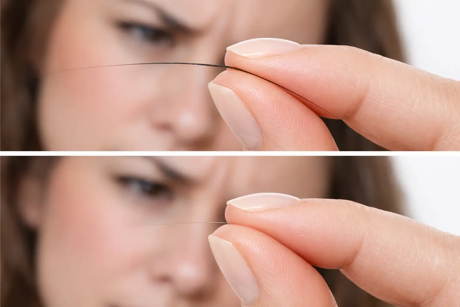 The Finger Feel Test for Individual Strand Thickness