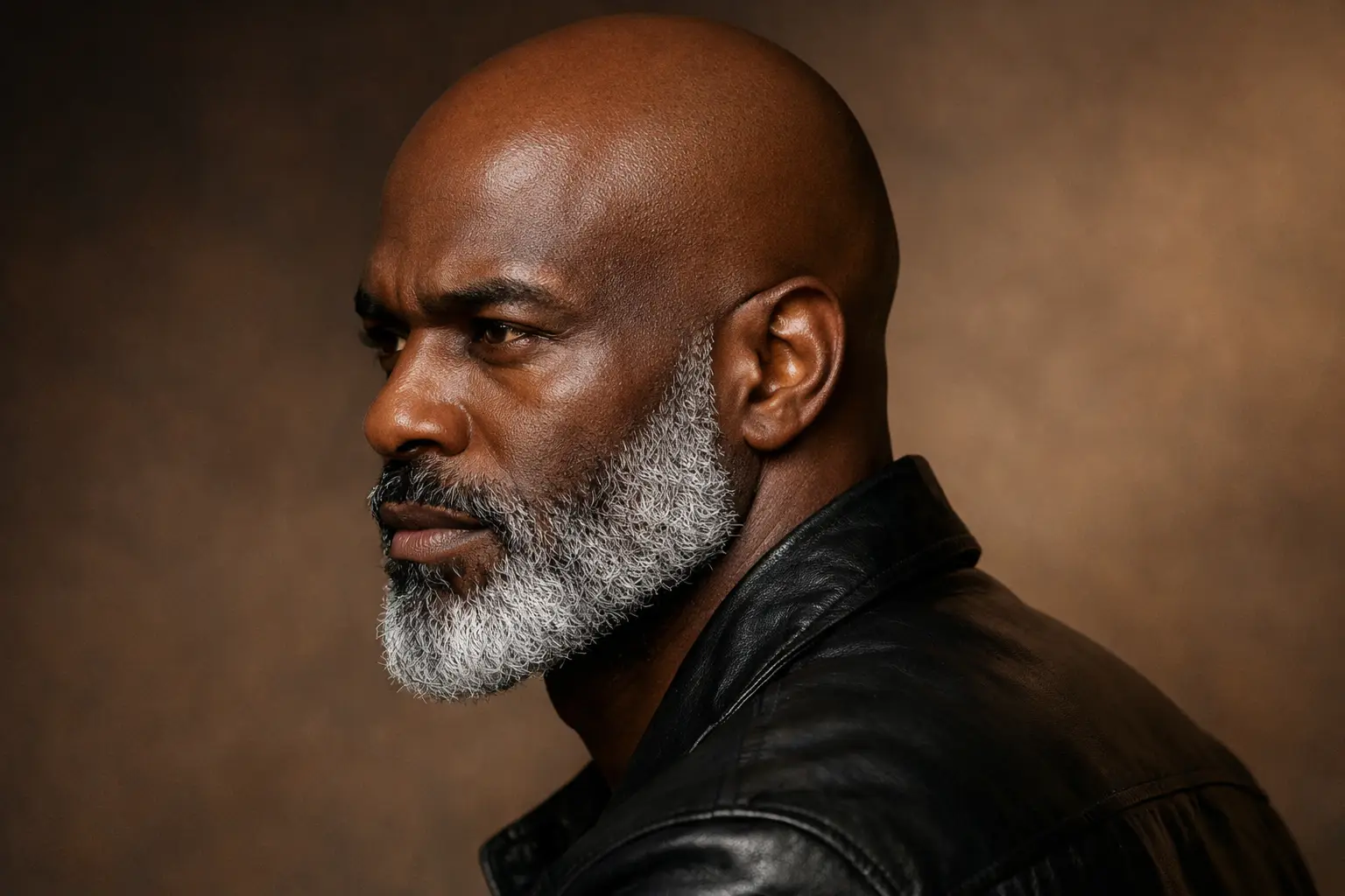 The Gray Beard with Bald Head