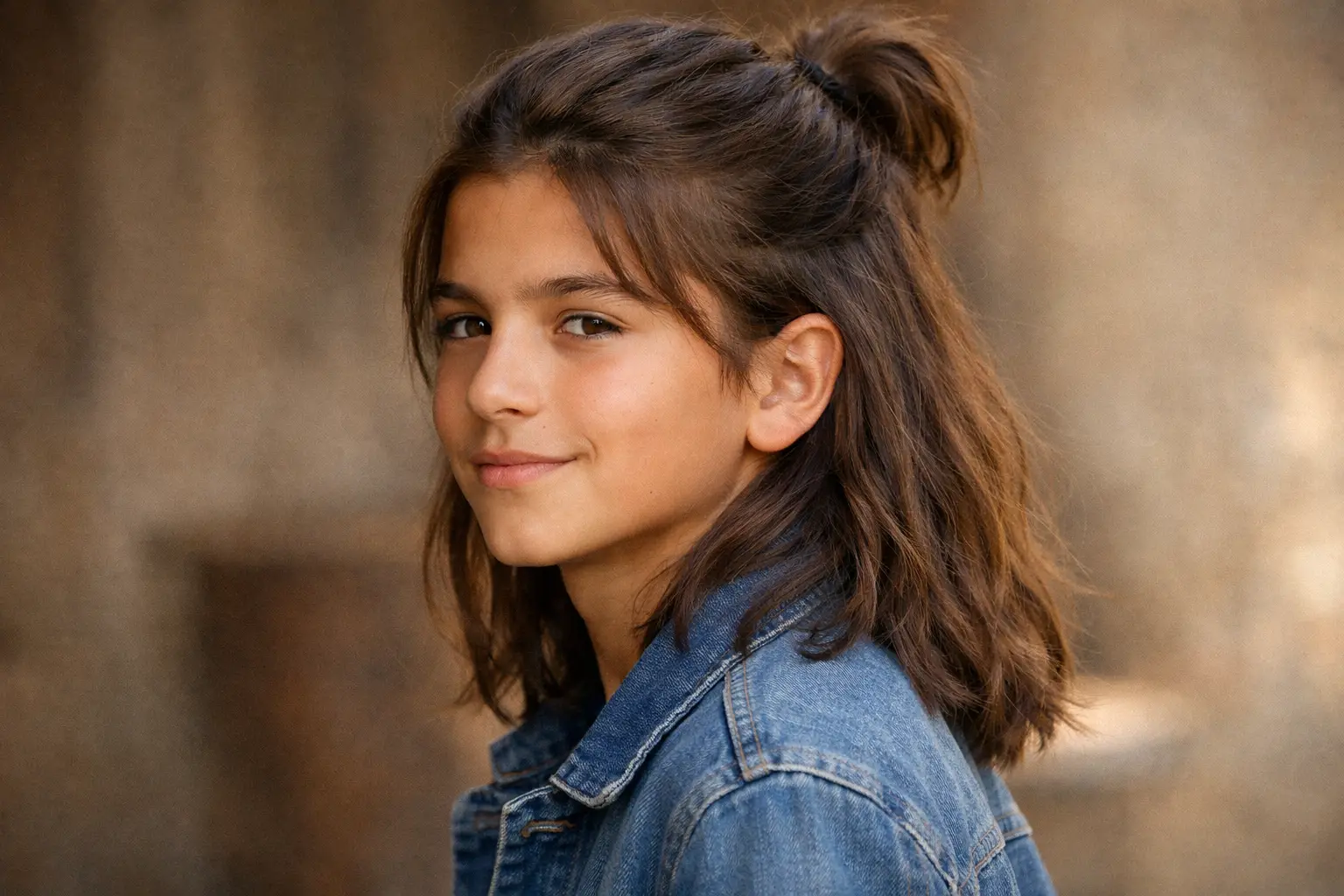 The Half-Up Half-Down Long Style