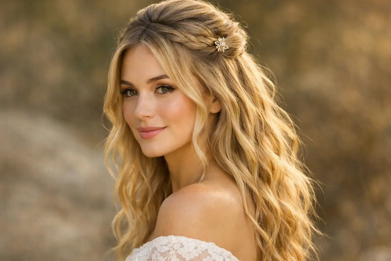 The Half-Up Half-Down with Waves