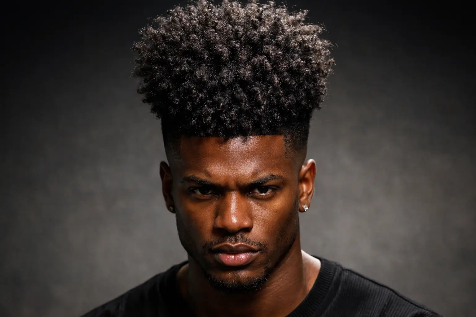 The High Top Long Curly Style