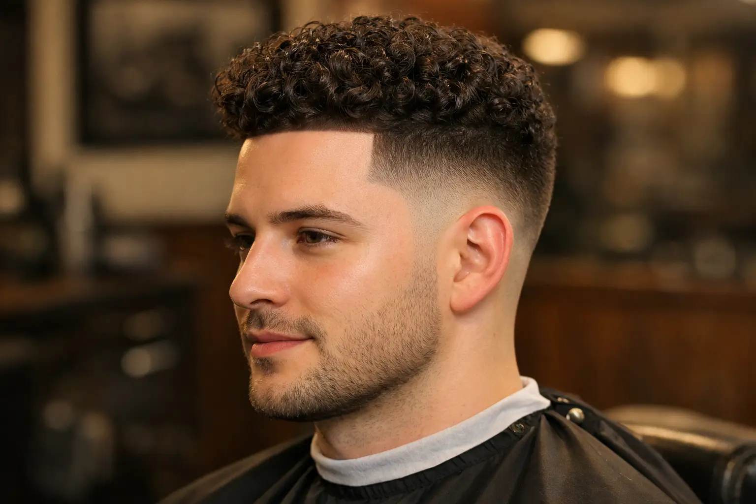 The Low Fade Curly Hair