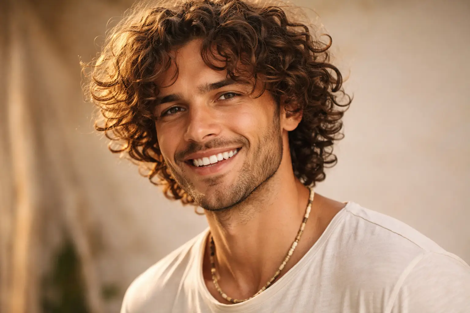 The Messy Curly Hair Style