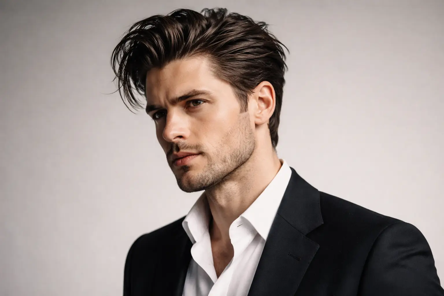 The Messy Slick Back