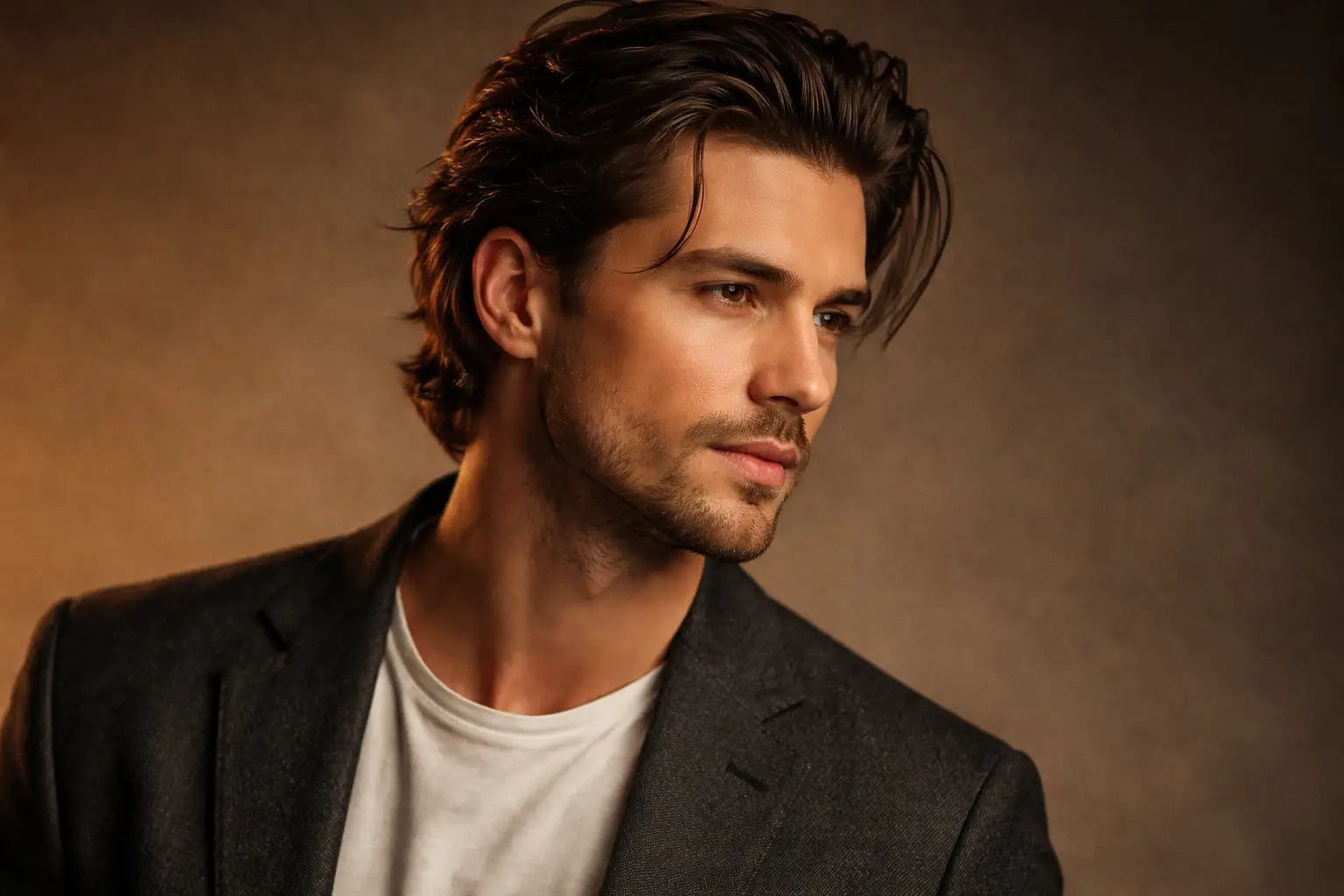 The Messy Slick Back