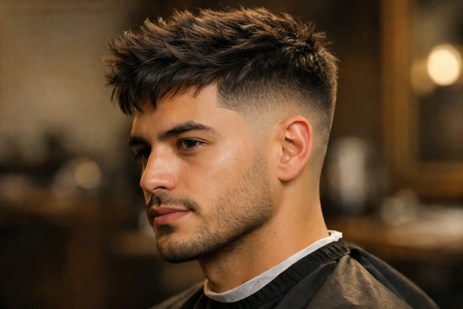 The Messy Taper Fade