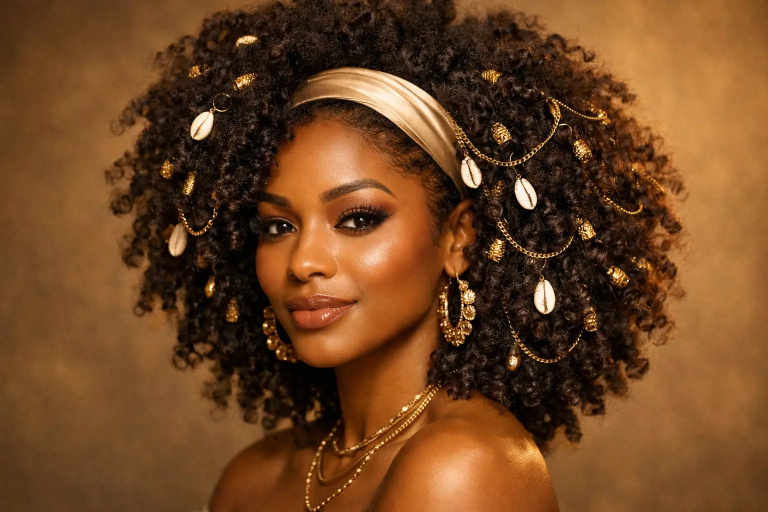 The Natural Hair with Accessories