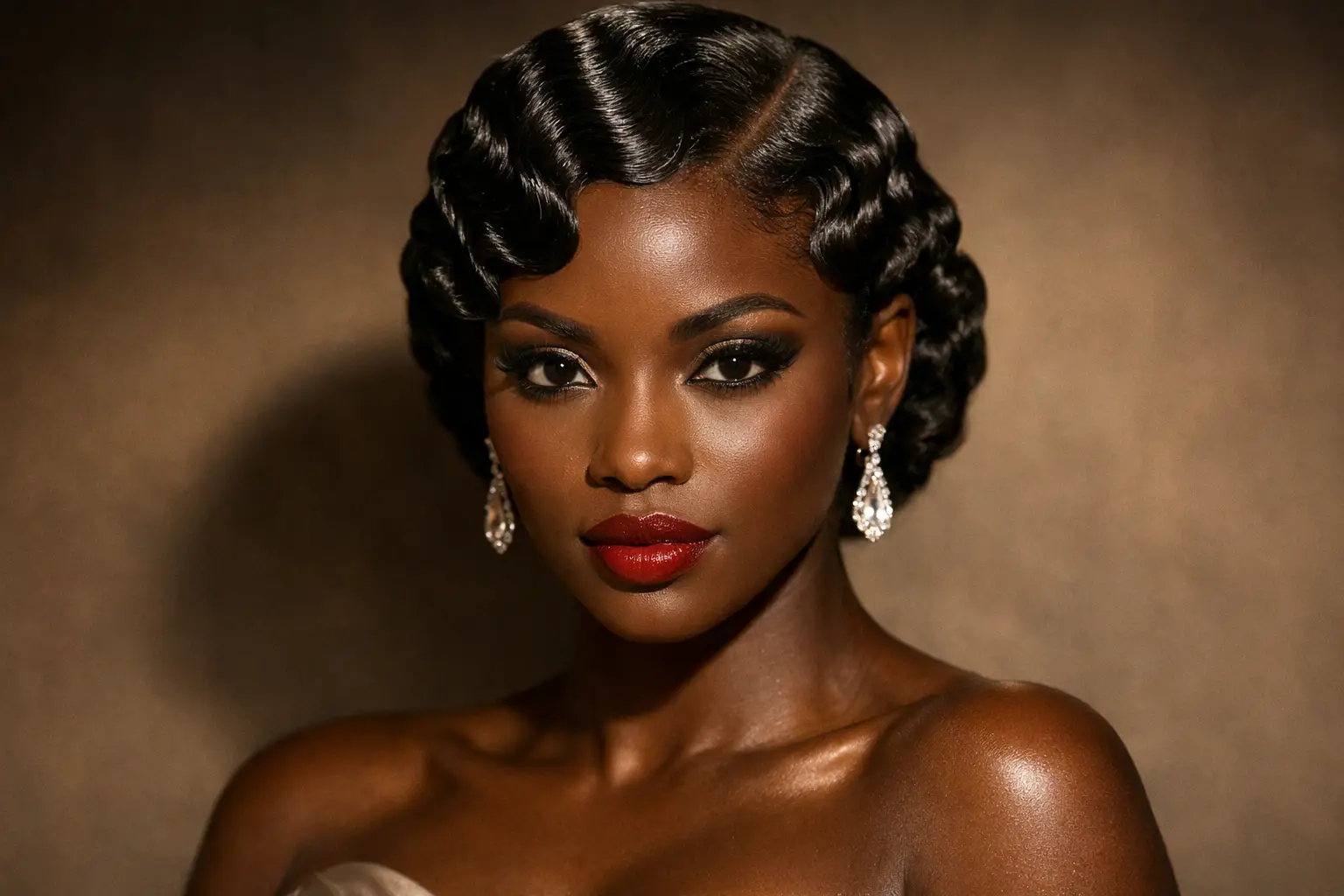 The Old Hollywood Finger Waves