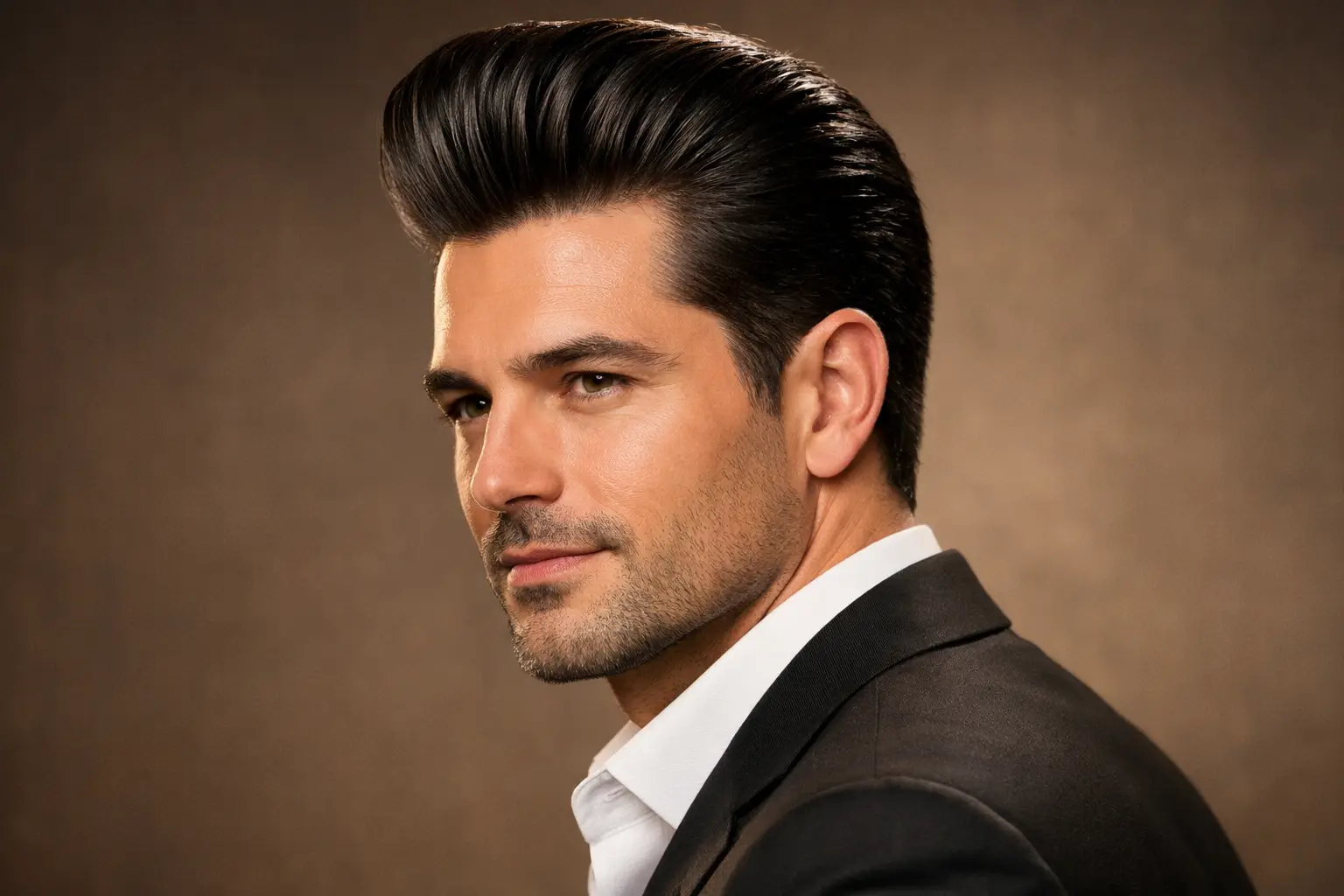 The Pompadour Slick Back