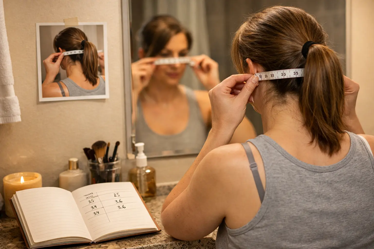 The Ponytail Circumference Density Test
