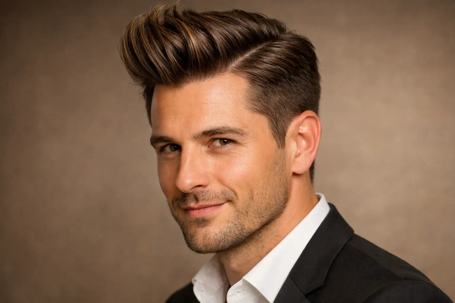 The Quiff with Side Part