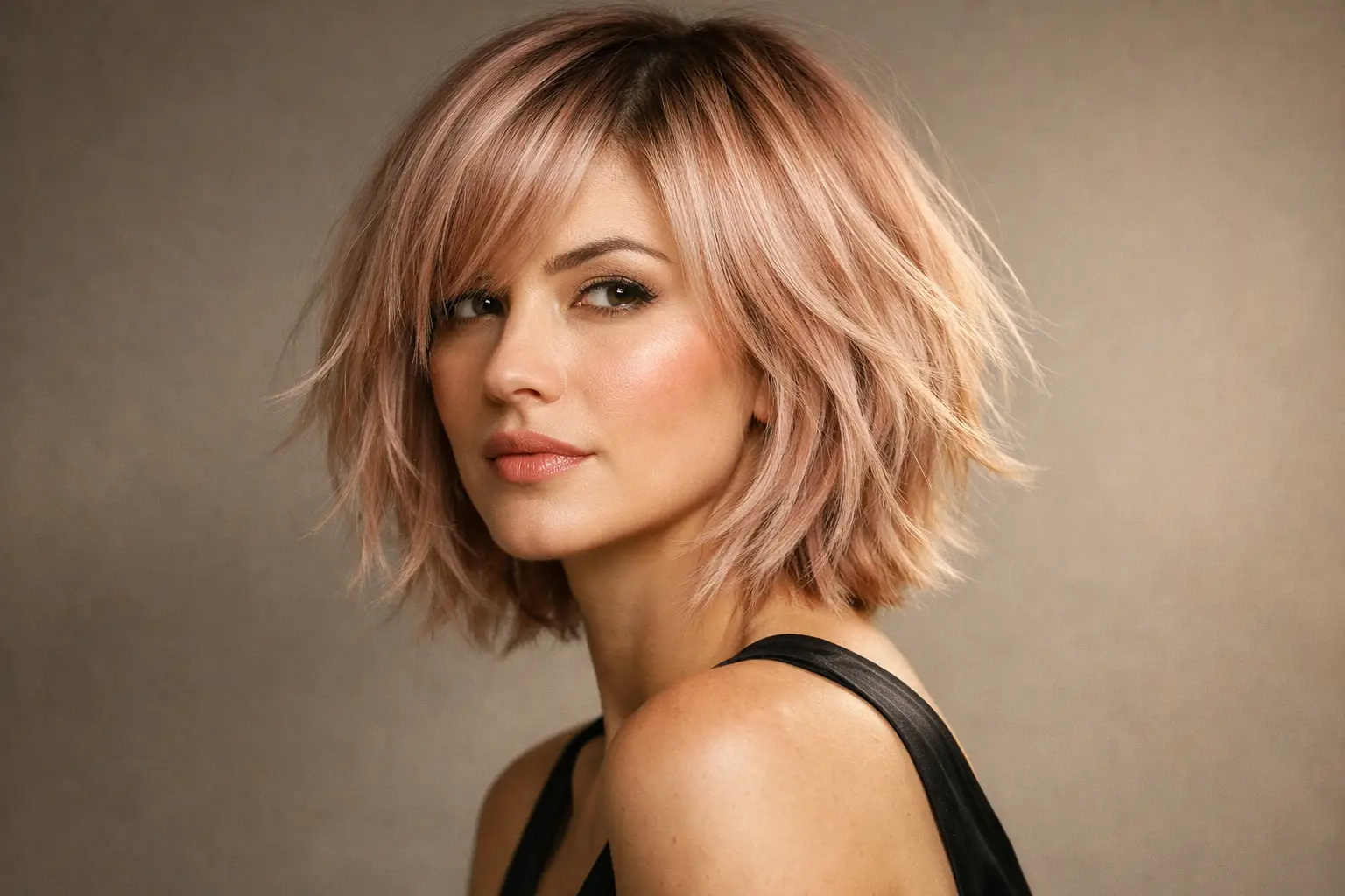 The Razor-Cut Layered Bob