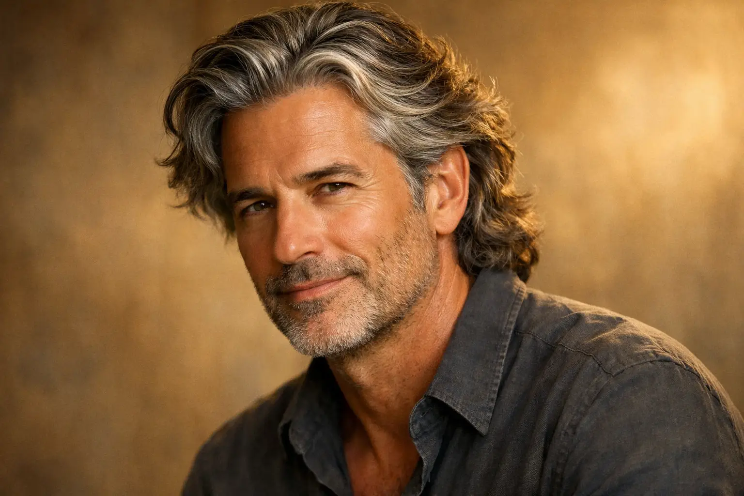 The Salt-and-Pepper Wavy Style