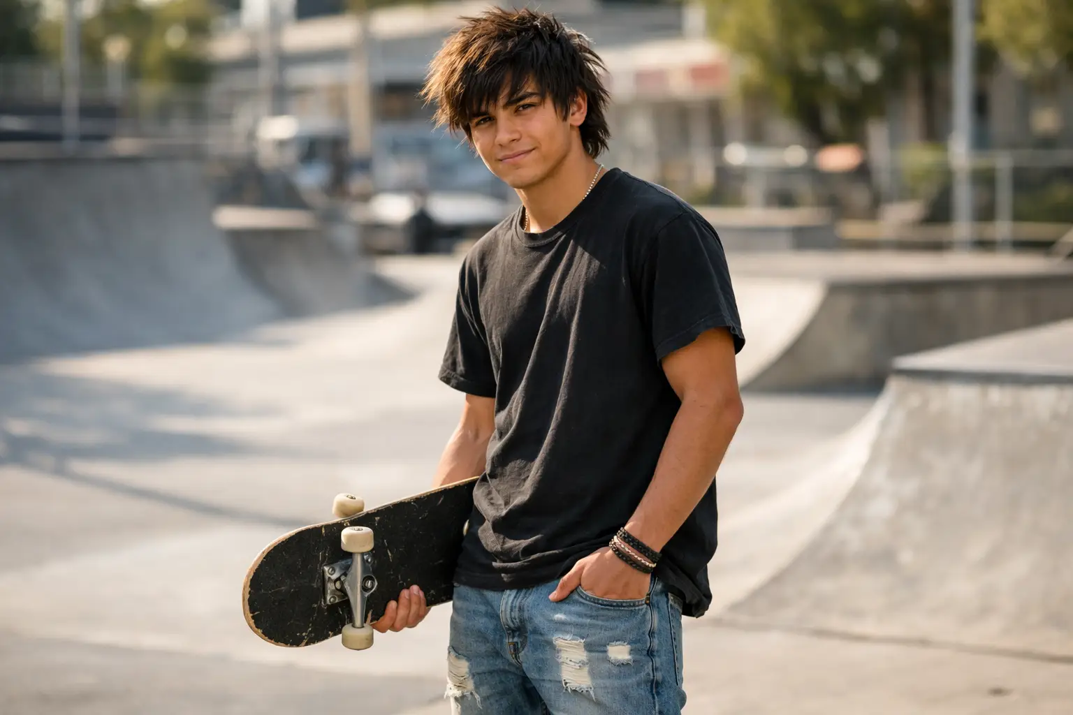 The Shaggy Skater Cut