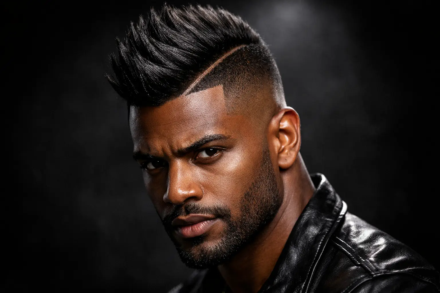 The Side Part Faux Hawk