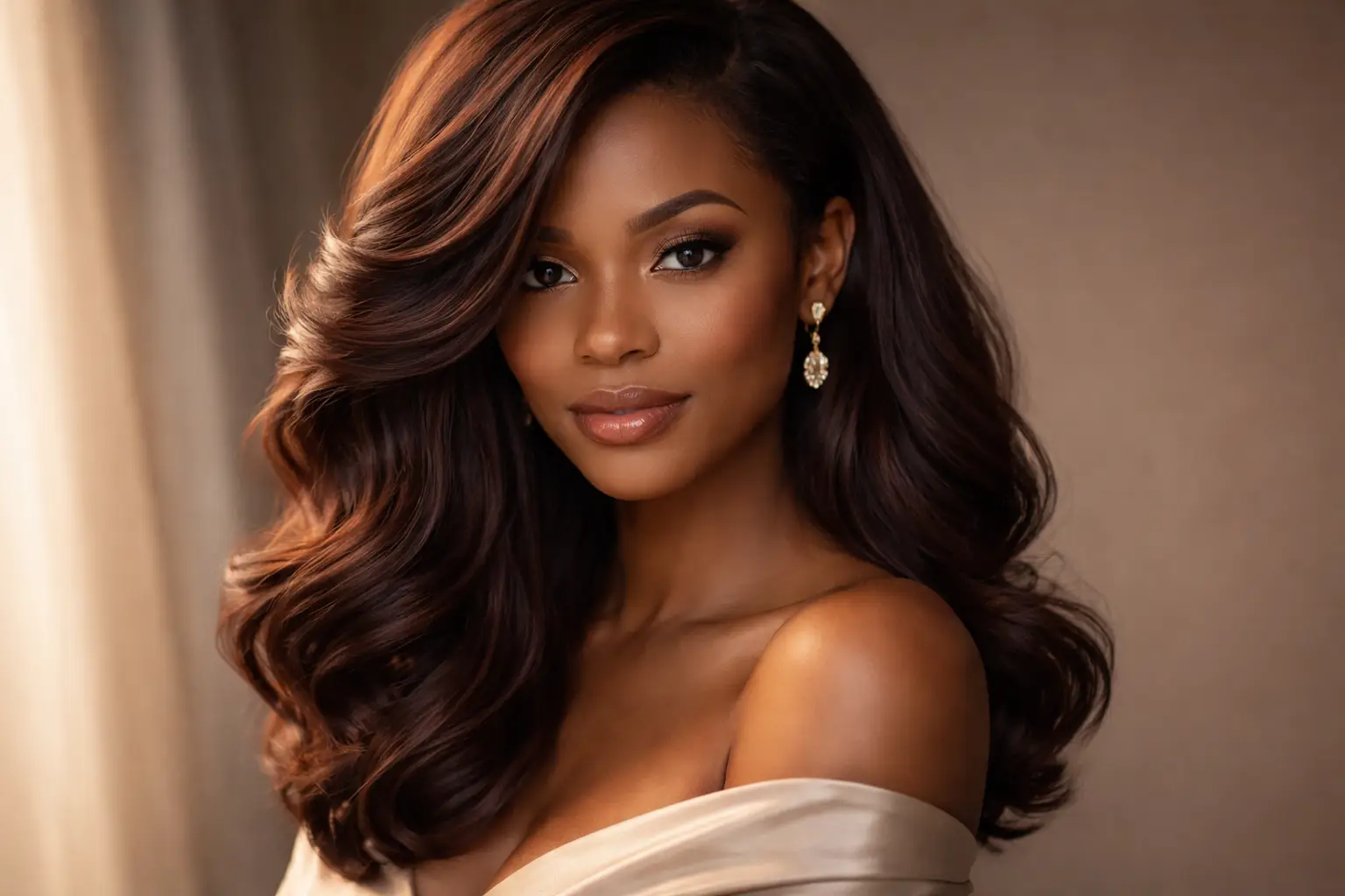 The Side Part with Soft Waves