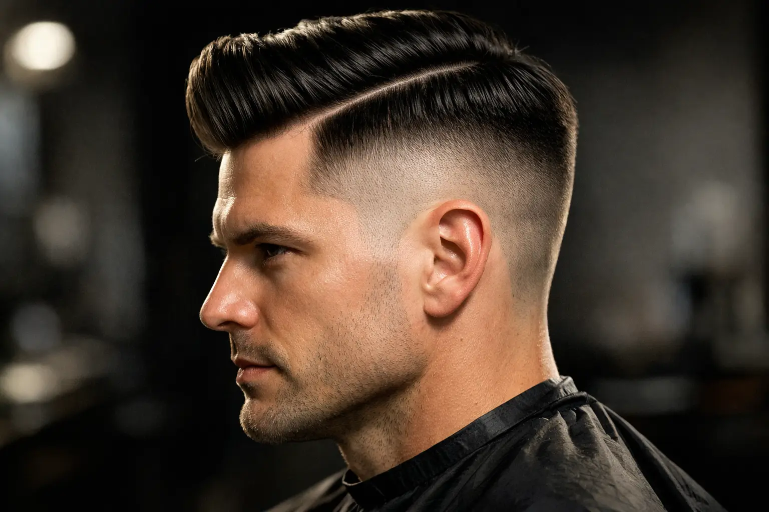 The Side Part with Undercut