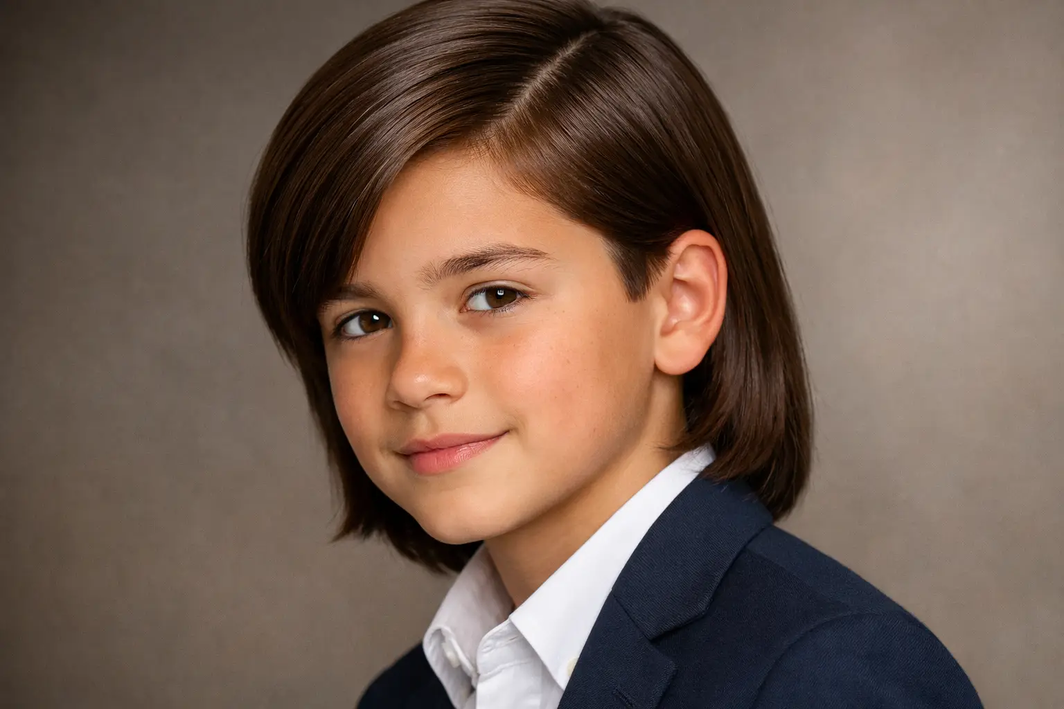 The Side-Parted Long Straight Hair Style