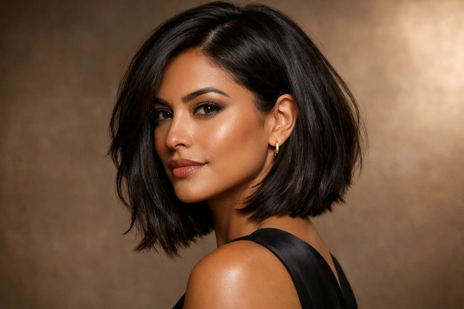 The Sleek Blonde Long Bob