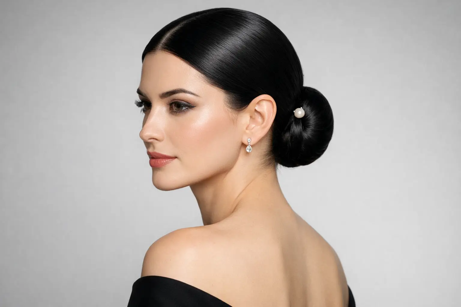 The Sleek Low Bun