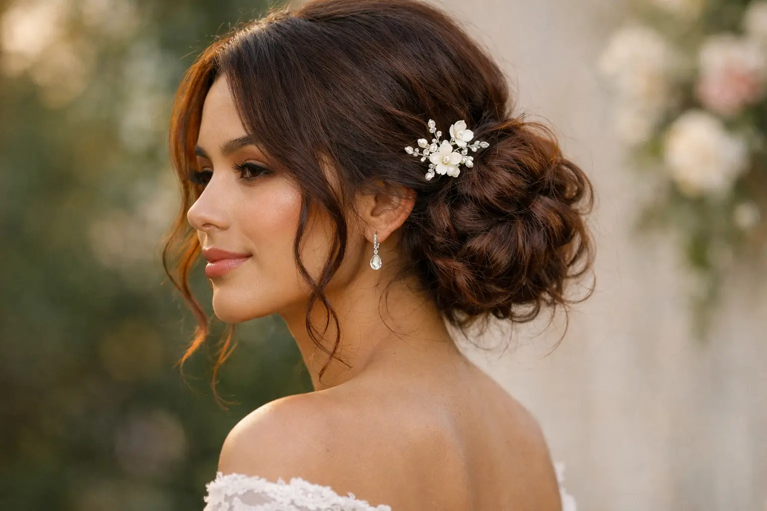 The Soft Textured Low Bun