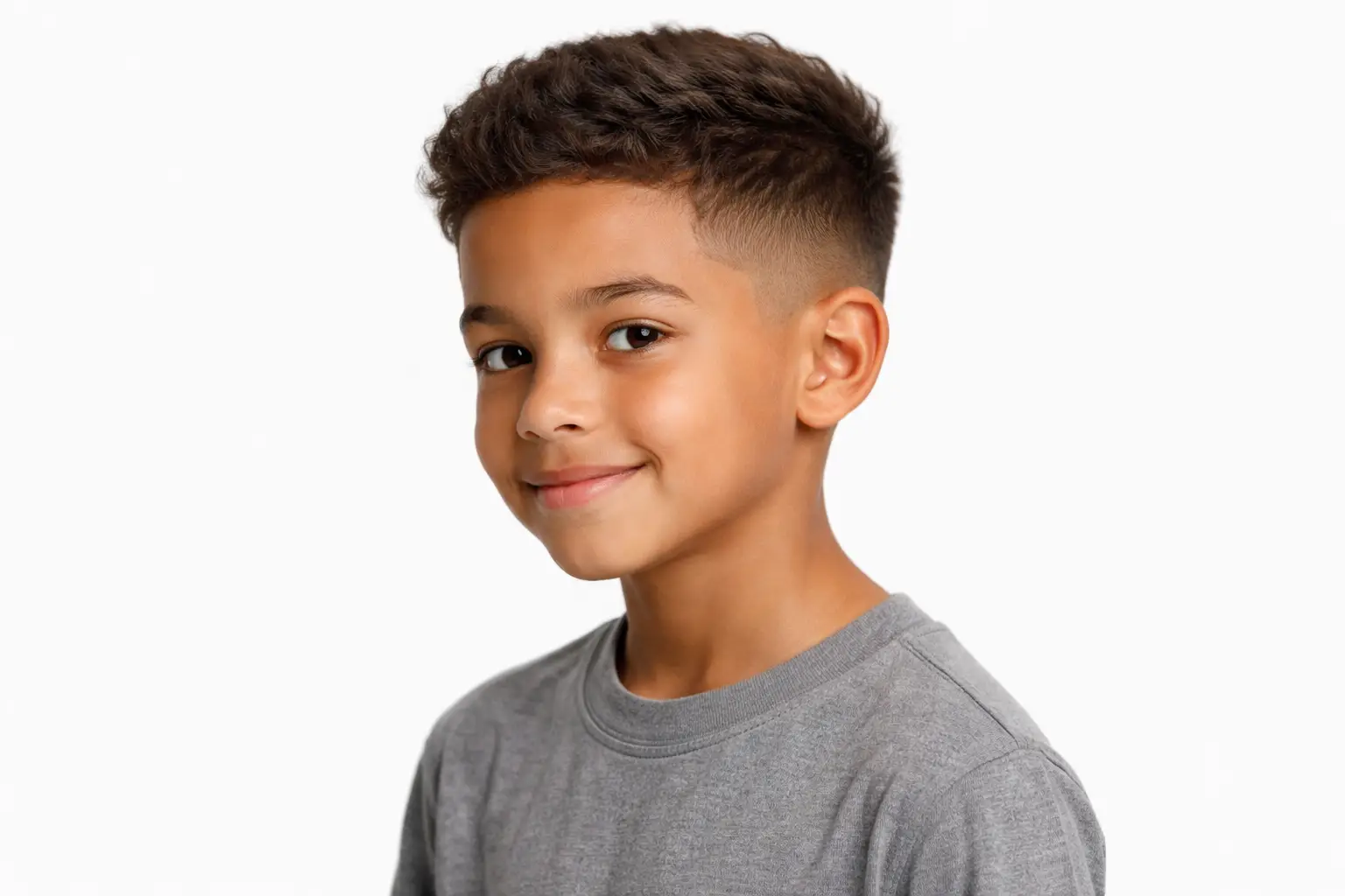 The Taper Fade with Natural Top