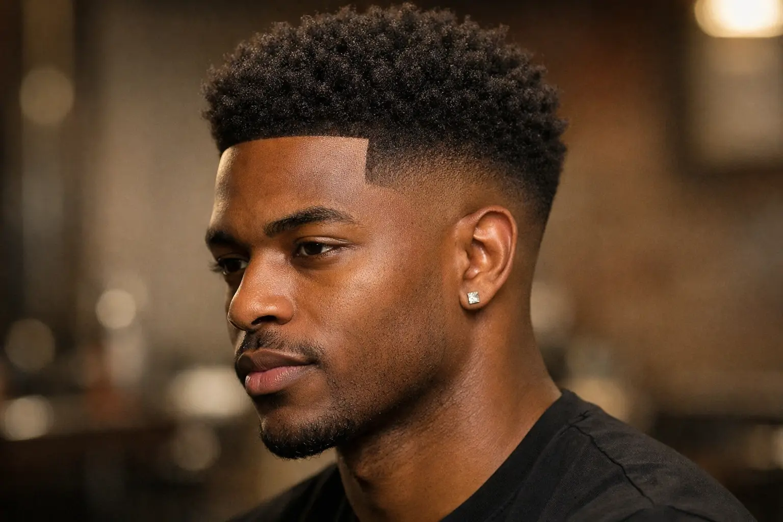The Taper Fade with Textured Top