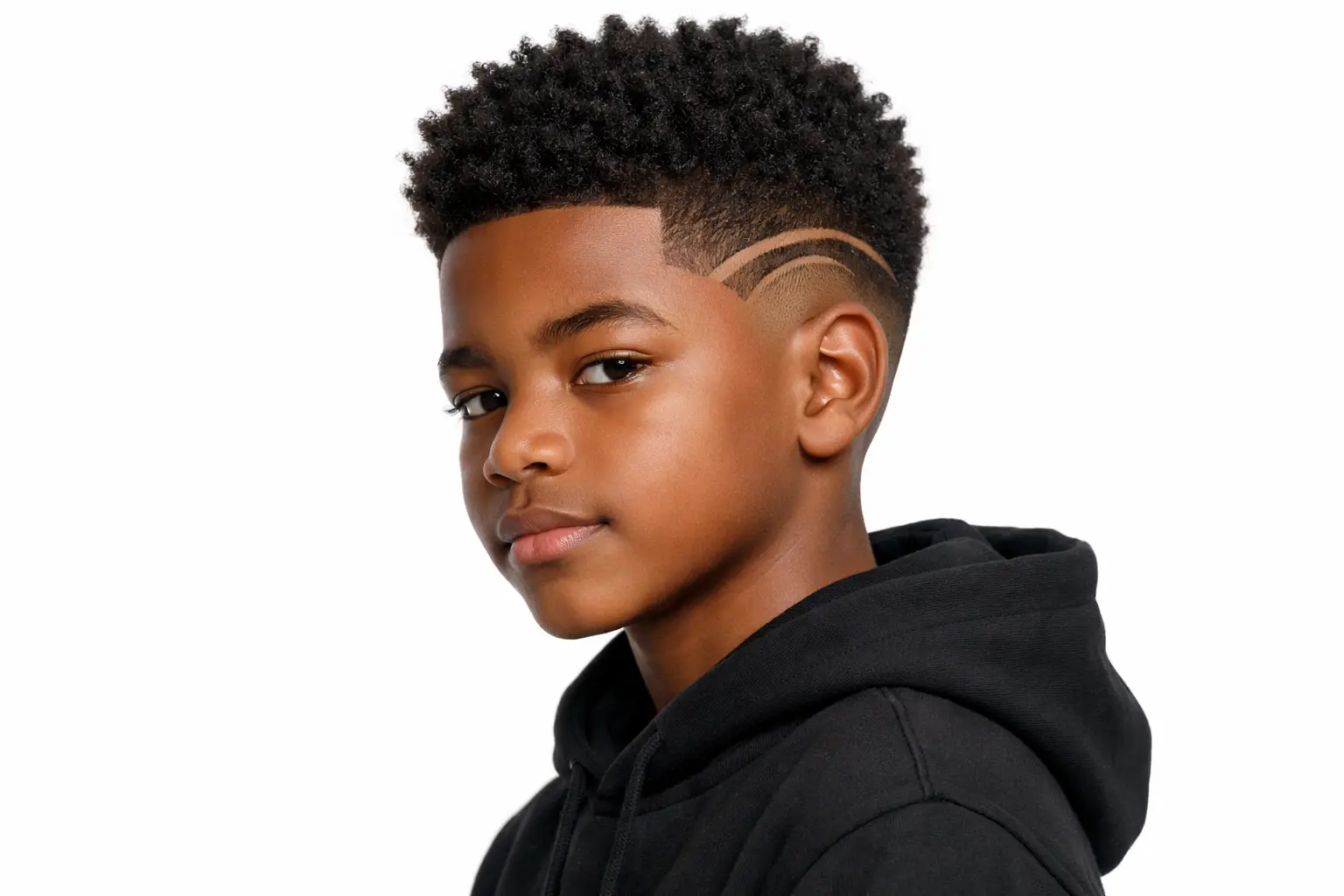 The Temple Fade with Line Design