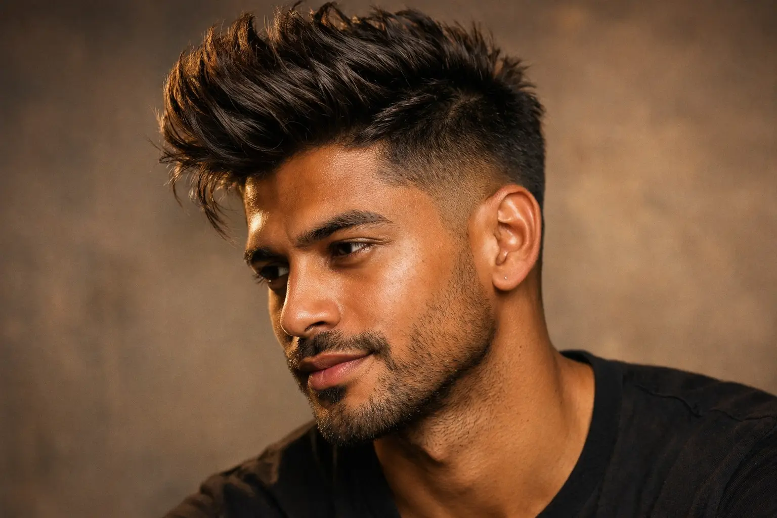 The Textured Pompadour