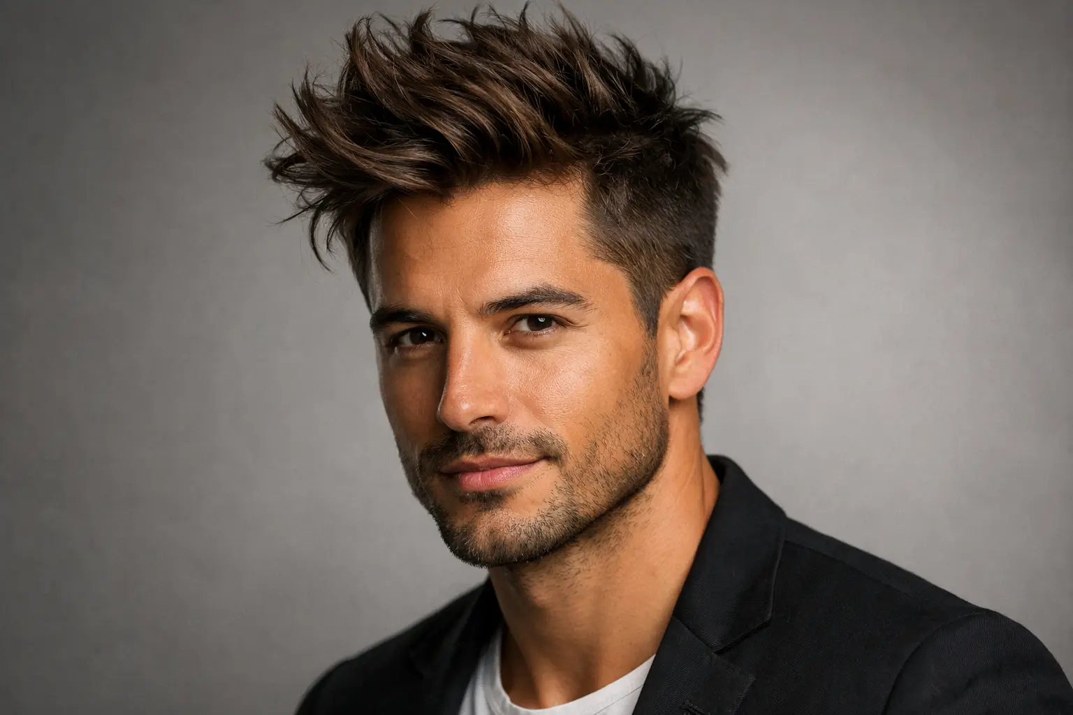 The Tousled Messy Quiff