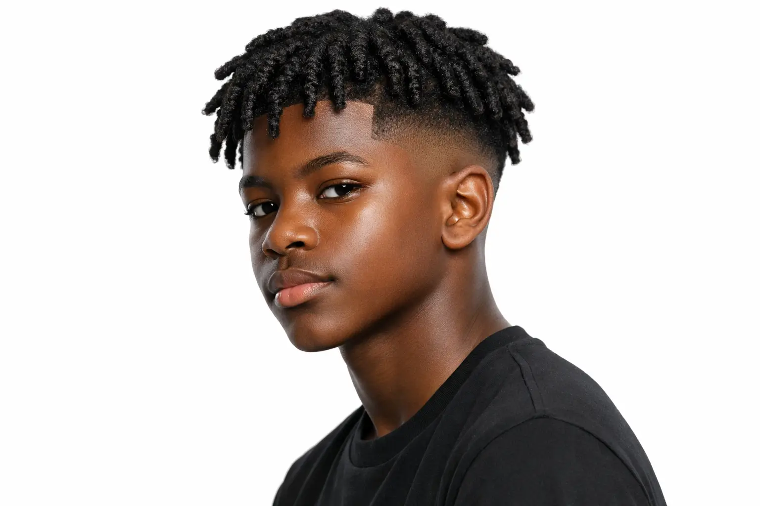 The Twisted Locs Fade