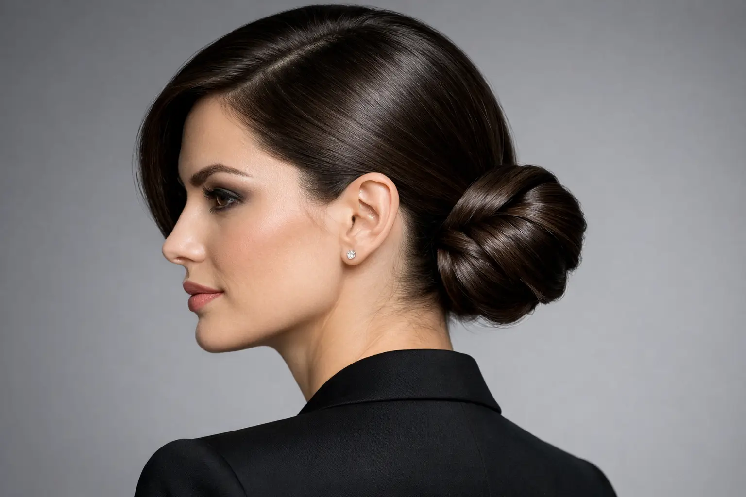 The Twisted Low Knot Bun