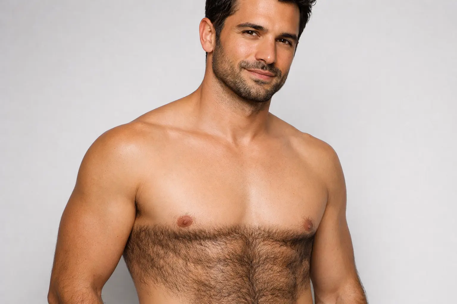 The Upper Chest Only Shaved Design