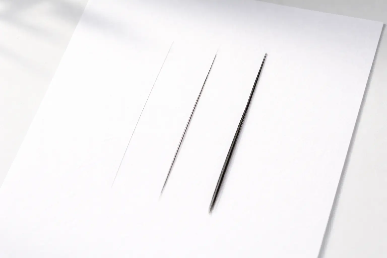 The Visual Strand Test on White Paper