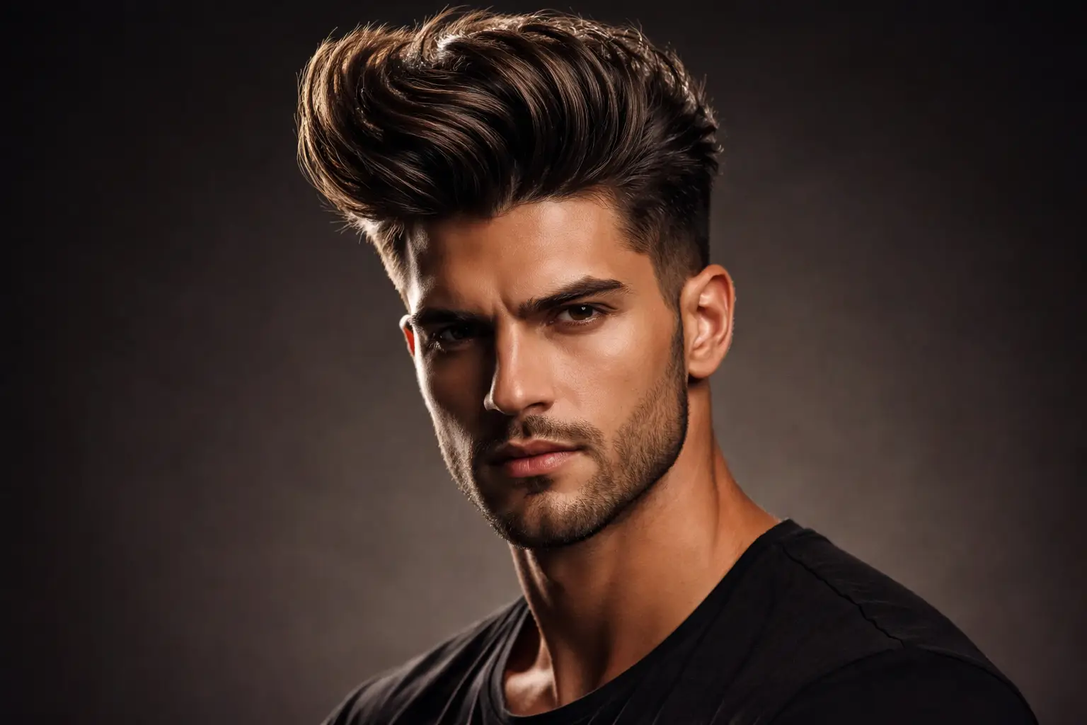 The Volumized Pompadour